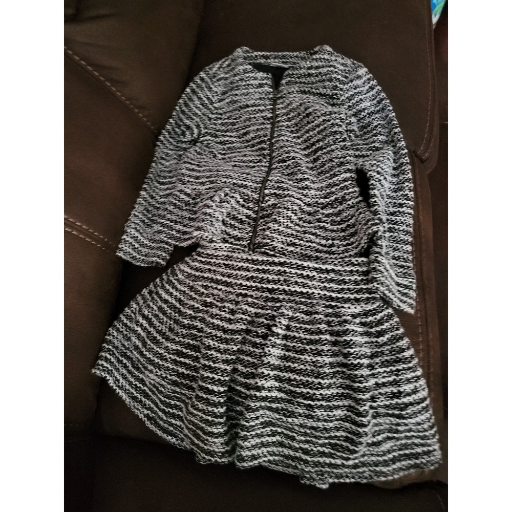 Gymboree Black and White Knit Matching Jacket & Skirt Set